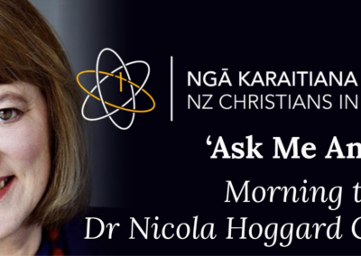 Ask Me Anything: Morning Tea with Dr Nicola Hoggard Creegan